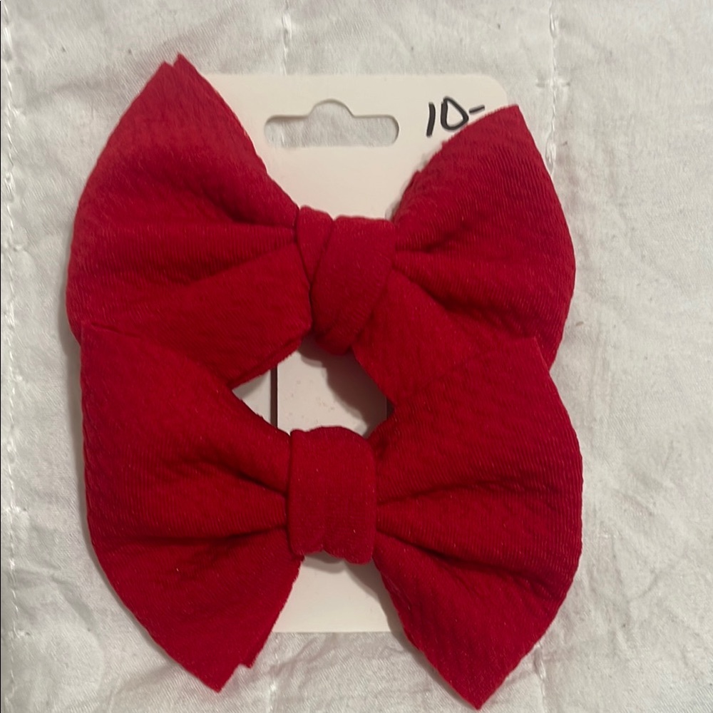Infant/Toddler/kids red hair bow
